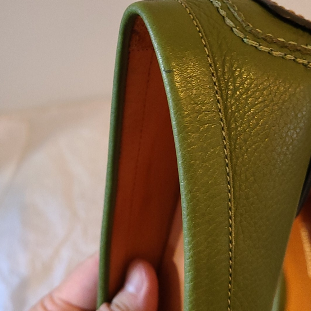 Fieramosca & Co Green Leather Driving Loafers Flat - Picture 5 of 5